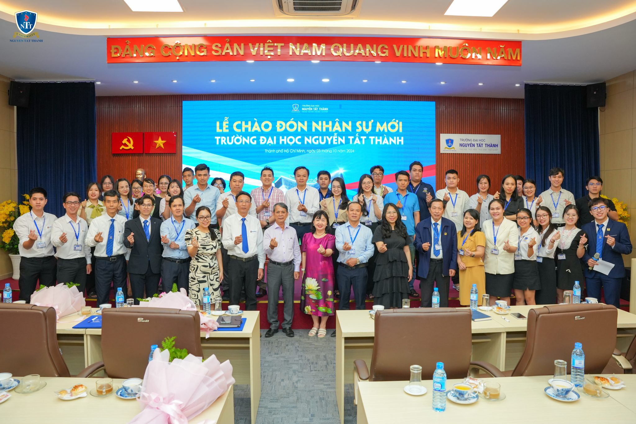 Trường ĐH Nguyễn Tất Thành chào đón nhân sự mới gia nhập “Tòa nhà tri thức”