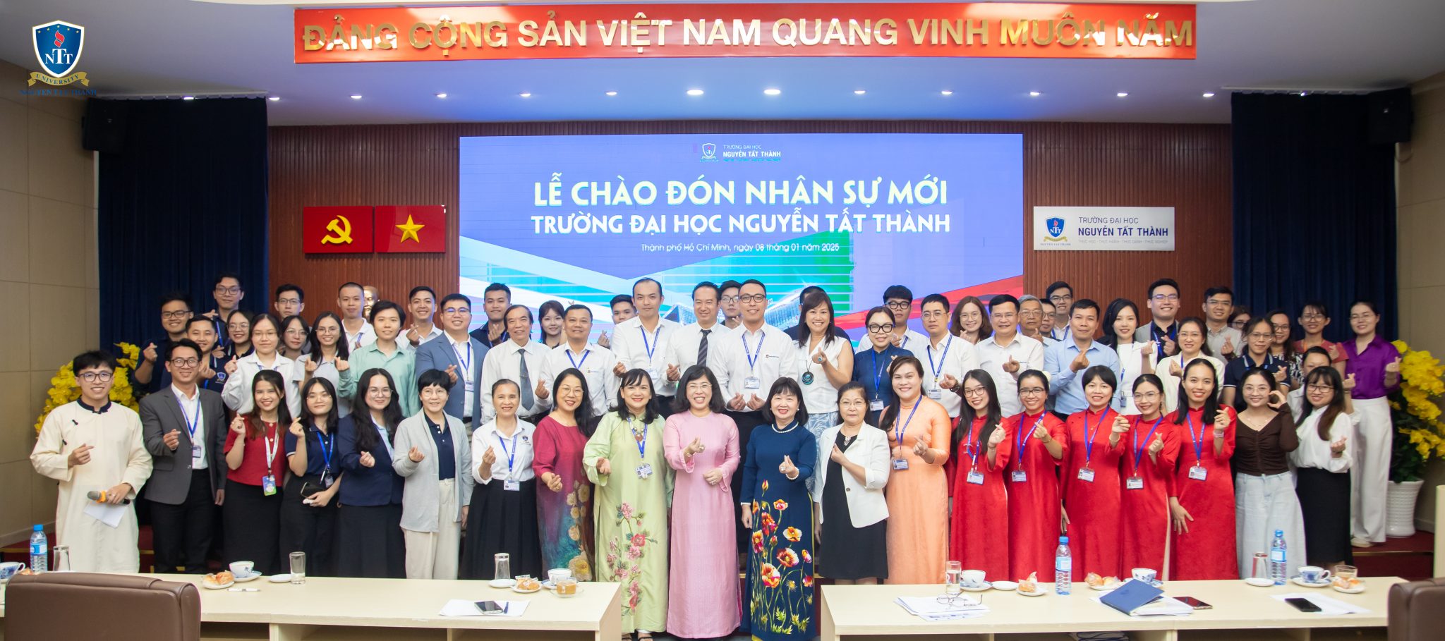 Trường Đại học Nguyễn Tất Thành chào đón thành viên mới gia nhập đội ngũ nhân sự năm 2025
